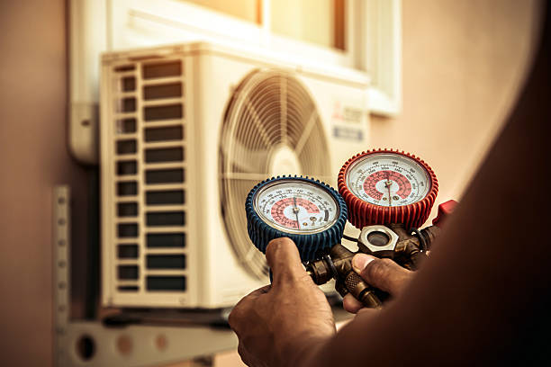 Professional Ductwork Repair technician working in Ogilvie, MN